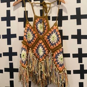 Free people crochet top
